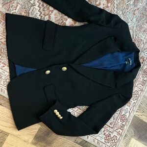 J. Crew Black Blazer with Gold Buttons
